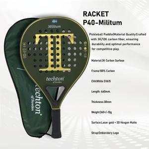 Padel 라켓 탄소 섬유 소프트 EVA 헤드 메모리 플렉스 폼으로 우수한 밸런스 코어 경량 및 초보자에게 적합