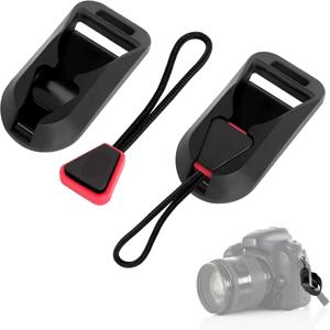 퀵 릴리즈 카메라 커넥터 버클 (숄더 스트랩, 넥 스트랩, 손목 스트랩용) 소니, 캐논, 니콘, 파나소닉, 후지 마이크로, 싱글 SLR 앵커 빈