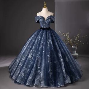 이브닝 드레스 2026 신상 연회용 롱 드레스 고급스러운 분위기 슬림핏 이벤트 진행자 무대 공연 시험 드레스