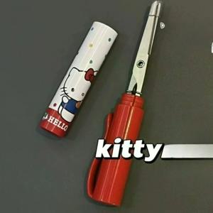 개인화 된 귀여운 만화 펜 모양 가위 휴대용 휴대 펜 작은 가위 미니 안전 귀여운 사무실 학교 용품