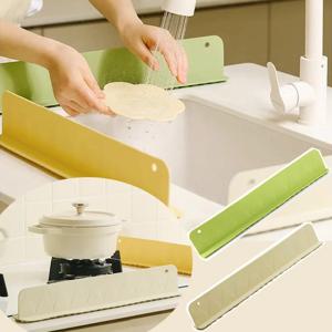 새로운 실리콘 싱크대 물튀김 방지 가드, 흡착판이 있는 물튀김 방지 스토퍼, 옷에 물이 튀는 것을 방지하는 풀 방수 가드