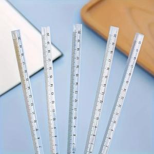 3개/세트, 투명 삼각자, 삼각자, 삼각형 크기 비례 도면 템플릿 자