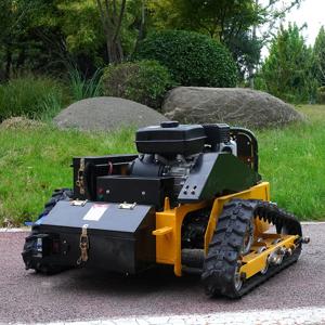 맞춤형 인기 판매 원격 제어 크롤러 브러시 커터 잔디 미니 로봇 플레일 잔디깎이