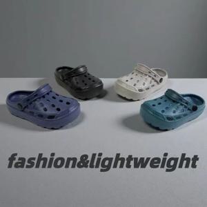 귀여운 아동용 비치 슈즈 가볍고 통기성 좋은 어린이 샌들 야외 학습용 신발 패셔너블한 심플 EVA 클로그 신발