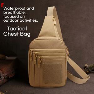 전술용 숄더 체스트 백 권총 홀스터 은닉 휴대 슬링 크로스바디 사격장 총기 변환형 백팩 (사냥, 캠핑용)