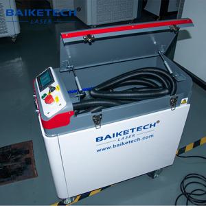 50W 펄스 레이저 클리닝 머신 TH-FLC50S 1064nm 정밀 페인트 오일 산화물 제거 금속 석재용