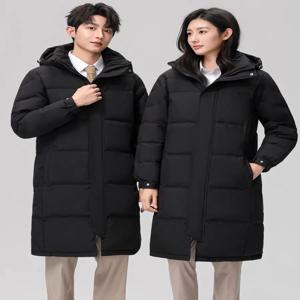 겨울 두꺼운 다운 재킷 남성용 루즈핏 후드 코트 청소년 레저 스타일 방수 정전기 방지 편안한 따뜻한 아우터웨어