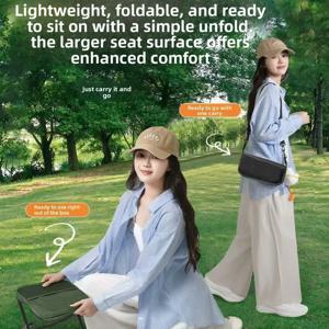 야외 배낭 접이식 의자 필통 의자 휴대용 간단한 캠핑 장비 가방 의자 스포츠 접이식 의자