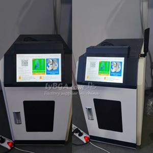 LY NEW 3D 내부 조각기 전문가용 크리스탈 볼 레이저 조각기 녹색광/UV 레이저 1W LY-A04A 2개의 고정 장치 세트 포함