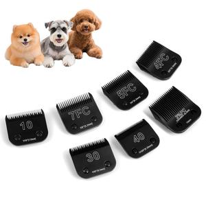 10 # /30 # /40 # /4FC/5FC/7FC/3 3 4FC 탈착식 애완동물 털 트리머 블레이드, 안디스, 오스터 A5, 왈 KM 시리즈 클리퍼, 세라믹+탄소강