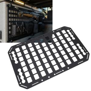 트럭 적재함 몰레 패널 알루미늄 합금 다기능 L 트랙 수납 정리함 자동차 SUV RV 483x311x2mm 사이드 베드 몰레 패널