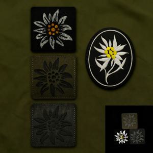 에델바이스 전술 암밴드 반사 및 자수 모랄 배지 야간 식별용 의류 및 배낭 패치