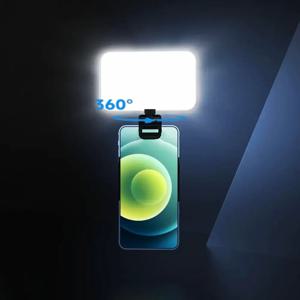 아이폰 아이패드 휴대폰 노트북용 포켓 LED 셀카 라이트 클립 플래시 필 비디오 사진 링라이트 촬영 램프