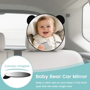 1개 파손 방지 아기 자동차 거울 자동차 안전 시트 후방 거울, 쉬운 설치, 범용 적합