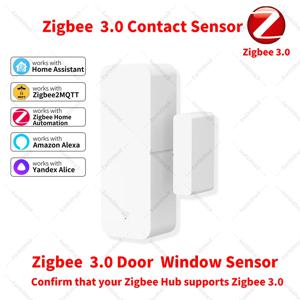 Zigbee 3.0 도어 센서 창문 센서 접촉 센서 Zigbee 허브는 홈 어시스턴트와 함께 작동해야 합니다. Yandex Alexa ZHA Zigbee2MQTT