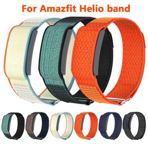 Amazfit HelioStrap용 나일론 루프 밴드 오리지널 나일론 손목 밴드 암밴드 스포츠 조절 가능한 밴드 Amazfit Helio 시계 밴드용