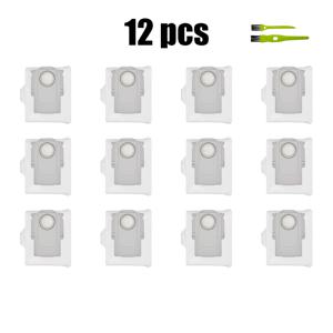 로보락 사로스 10/10R S8 Maxv Ultra Q revo Maxv P10/ Pro V20 P10S Pro P20 Pro/Q revo Curvv/Plus/Pro용 먼지 봉투 6/12/16개