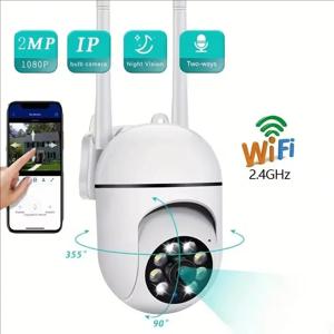 A7 1080P 보안 카메라 WIFI 카메라 야외 PTZ 속도 무선 IP 카메라 CCTV 4X 디지털 줌 오디오 네트워크 감시 카메라