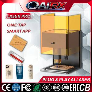 레이저 각인기 DJ6 Pro MDF 합판 로고 마크 프린터 APP 제어 5W/10W 다이오드 DIY 미니 레이저 조각기 휴대용 소형