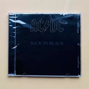 CD 클래식 하드 록 앨범 AC/DC 백 인 블랙 CD 1980년 아이코닉 스튜디오 앨범 코스프레 워크맨 자동차 사운드트랙 박스 선물 자동차 오디오
