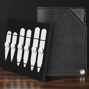 남성용 스테인리스 스틸 칼라 스테이 3쌍, 칼라 지지대, 비즈니스맨 선물, 셔츠 본 스티퍼 인서트, 고정형