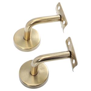 계단용 2피스 핸드레일 브래킷 견고한 벽 고정 지지대 고품질 마감 간편한 설치 난간 레일 지지대