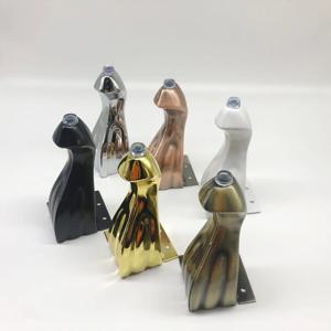 4pcs 금속 가구 테이블 다리 호텔 레벨링 액세서리 철 금속 미끄럼 방지 현대 캐비닛 테이블 지원 가구 발