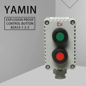 방폭 푸시 버튼 스위치 제어, 알루미늄 합금 박스 표시기, 산업용 LA53-A2, 2 위치 제어, 220 V, 380V, 10A, IP65