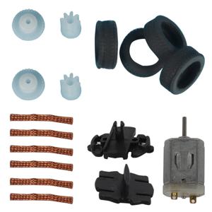 전기 Scalextric 자동차 슬롯 레이싱 1/43 모터 가이드 기어 타이어 피니언 엔진 브러쉬 세트 카레라 어린이 부품 용 Accesorios