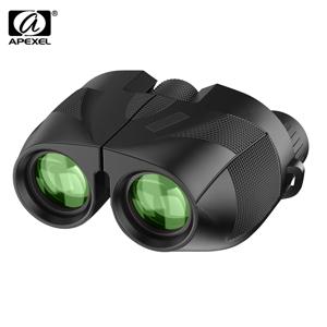 APEXEL HD 강력한 쌍안경 1000M 장거리 접이식 미니 망원경 BAK4 FMC 광학 사냥 스포츠 야외 캠핑 여행