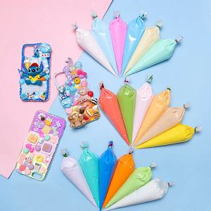 100g 모조 크림 접착제 매력 수제 휘핑 전화 케이스 디코딩 셰이커 보석 도구 전문