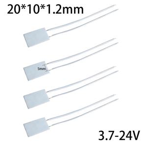20x10x1.2mm 3.7V, 5V, 12V, 24V 1.5W, 2.5W, 3W, 5W, 8, 9, 16, 28, 48W 높이 MCH 금속 세라믹 히터, 온도 HTCC 알루미나 PTC 열판
