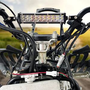 ATV Yamaha Raptor 700 700R LED 전면 헤드 라이트 램프 RAPTOR 90 YFM90R 125 250 350 250R 50 80 YFZ50 YFZ450R 용 밝기 및 스위치 세트