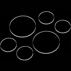 라운드 0.3/0.4/0.5/1/1.5/2/3mm 석영 유리 고온 방지 광학 평면 창 투명 과학 연구