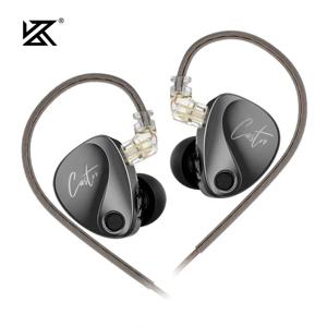 KZ Castor In Ear HiFi 이어폰 2DD 다이나믹 하이 엔드 조정 가능한 밸런스드 아마츄어 이어폰 모니터 헤드폰 취소 이어 버드