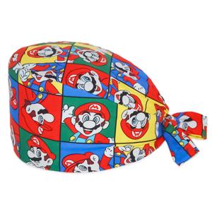 남여 수술 모자 인쇄 된 여성 화학 요법 구강 치과 면화 의사 간호사 모자 수술실 모자 남성 방진 작업 모자