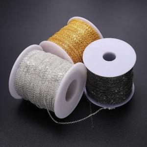 5m/5.47yards 1.5 2.0 2.5mm 구리 청동 타원형 링크 목걸이 체인 쥬얼리 용 대량 황동 DIY 재료 결과 용품 만들기