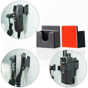 자동차 라디오 홀더 마운트 벽 마운트 마이크 걸이 사무실을위한 범용 핸드 헬드 라디오 홀더 워키 토키 브래킷