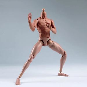 ZCtoys S001 1/6 목이있는 남성 근육 몸 12 인치 슈퍼 유연한 군인 액션 피규어 1:6 머리 조각 재고 있음