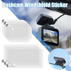 Dashcam 앞 유리 스티커 6pc 앞 유리 스티커 대시 캠 용 정전기 스티커 투명 앞 유리 필름 스크린 스티커