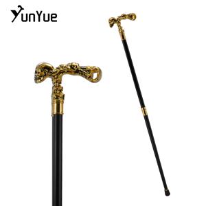 골드 해골 스팀펑크 워킹 지팡이, 신사 패션 장식 지팡이, 코스프레 고딕 빈티지 파티 워킹 지팡이, 93cm