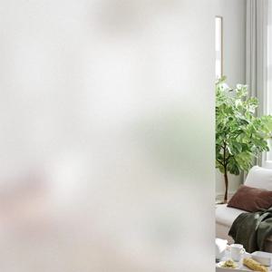 창 필름 젖빛 유리 개인 정보 보호 필름 접착제가없는 욕실 정적 스티커 차양 단열 고품질 홈 벽 스티커