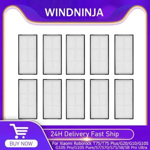 Roborock S7/S7 MaxV Ultra/S8 Pro Ultra/T7S/G10S PRO/G10S Pure/G20/S70/S75 로봇 진공 청소기 부착물용 필터 HEPA 부품