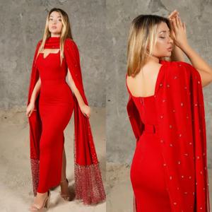 맞춤 제작 저지 스팽글 라인스톤 파티 A라인 스퀘어넥 맞춤 행사 가운 미디 드레스