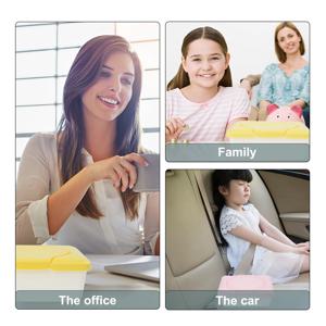 3pcs 아기 젖은 물티슈 상자 PP 저장 용기 유아용 침대 유모차 서랍 데스크탑 유아 물티슈 디스펜서 습식에 대 한 휴대용 빛