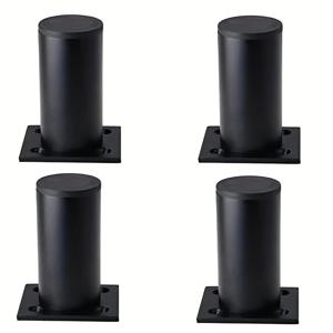 4pcs 가구 다리 두꺼운 알루미늄 합금 캐비닛 다리 나사 조절 가능한 피트 찬장 소파 주방 소파 책장