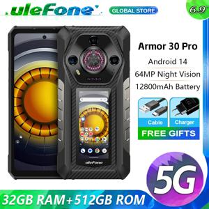 【세계 최초 공개】Ulefone Armor 30 Pro 5G 견고한 휴대전화 안드로이드 14 스마트폰 6.9