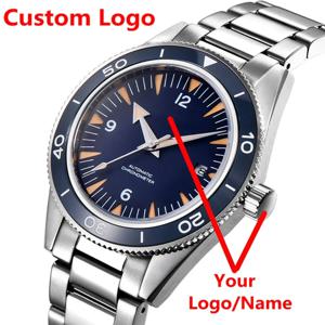 사용자 정의 로고 남자 시계 럭셔리 NH35 자동 기계식 손목 시계 세라믹 41MM Corgeut 시계 사파이어 Lume 스포츠 시계 10Bar