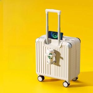 다기능 기내용 캐리어 8인치 소형 여성용 여행 가방 경량 비밀번호 잠금장치 20인치 ABS+PC 소재
