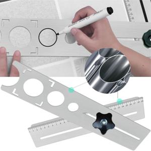 대리석과 같은 다양한 재료에 구멍을 뚫는 데 적합한 스테인레스 스틸 벽 및 바닥 타일 유리 드릴링 로케이터